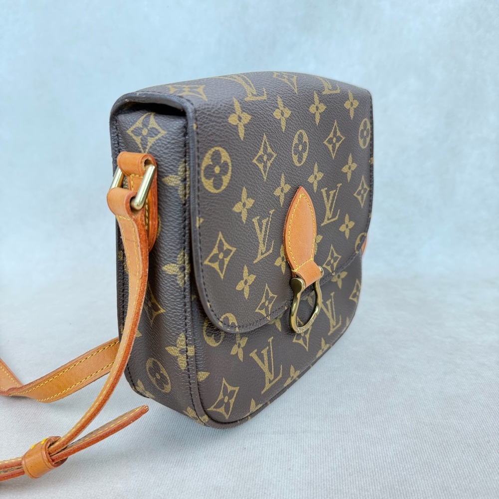Louis Vuitton Monogram Saint Cloud PM Crossbody Bag Leather Strap - Picture 3 of 17